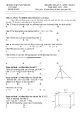 Đề thi học kì 2 môn Toán lớp 8 năm 2022-2023 có đáp án - Trường THCS Nguyễn Du, TP.Tam Kỳ