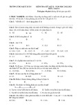 Đề thi giữa học kì 2 môn Toán lớp 6 năm 2022-2023 - Trường THCS Quế Xuân, Quế Sơn