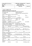 Đề thi học kì 2 môn Hoá học lớp 8 năm 2022-2023 có đáp án - Trường THCS Chu Văn An, Tam Kỳ