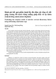 Đánh giá kết quả phẫu thuật lấy đĩa đệm cột sống cổ, kết ghép xương lối trước bằng miếng ghép liền vít tự khóa (self-locking stand-alone implant)