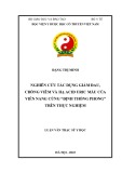 Luận văn Thạc sĩ Y học: Nghiên cứu tác dụng giảm đau, chống viêm và hạ acid uric máu của viên nang cứng “Định Thống Phong” trên thực nghiệm