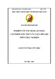 Luận văn Thạc sĩ Y học: Nghiên cứu tác dụng an thần, cải thiện giấc ngủ của cao lỏng QH trên thực nghiệm