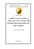 Luận văn Thạc sĩ Y học: Nghiên cứu tác dụng của viên nang cứng “TD.NQ” trên mô hình thoái hóa khớp gối thực nghiệm