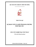 Đề án tốt nghiệp Thạc sĩ Kỹ thuật: Dự đoán tuổi và giới tính bằng phương pháp học sâu