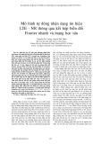 Mô hình tự động nhận dạng tín hiệu LTE - NR thông qua kết hợp biến đổi Fourier nhanh và mạng học sâu