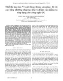 Thiết kế ăng-ten Vivaldi băng thông siêu rộng, độ lợi cao bằng phương pháp tạo khe và thêm các miếng vá ứng dụng cho công nghệ 5G