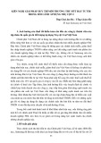 Kiến nghị giải pháp duy trì môi trường thu hút đầu tư FDI trong bối cảnh áp dụng Trụ cột 2