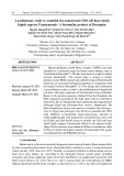 A preliminary study to establish the transfected CHO cell lines which highly express Trastuzumab - A biosimilar product of Herceptin