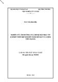 Luận án Tiến sĩ Kỹ thuật cơ khí: Nghiên cứu ảnh hưởng của chế độ mài trục vít Acsimet thép hợp kim đến nhám bề mặt và lượng tiêu hao đá