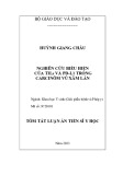 Tóm tắt Luận án Tiến sĩ Y học: Nghiên cứu biểu hiện của TILs và PD-L1 trong carcinôm vú xâm lấn