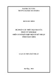 Luận án Tiến sĩ Kỹ thuật: Dự đoán cấu trúc bậc hai của phân tử sinh học trên cơ sở kết hợp một số kỹ thuật tính toán mềm