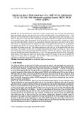 Đánh giá hoạt tính giảm đau của chiết xuất methanol từ lá cây dạ cẩm (Oldenlandia capitellata Kuntze) trên chuột swiss albino