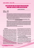 Một số giải pháp nâng cao kĩ năng đối thoại cho sinh viên ngành Quản trị nhân lực trường Đại học Công Đoàn