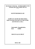 Tóm tắt Luận án Tiến sĩ Công nghệ sinh học: Nghiên cứu chuyển gen theo hướng nâng cao năng suất hạt ở cây đậu tương (Glycine max (L.) Merr.)