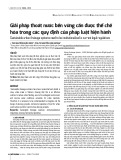 Giải pháp thoát nước bền vững cần được thể chế hóa trong các quy định của pháp luật hiện hành