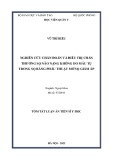 Tóm tắt Luận án Tiến sĩ Y học: Nghiên cứu chẩn đoán và điều trị chấn thương sọ não nặng không do máu tụ trong sọ bằng phẫu thuật mở sọ giảm áp