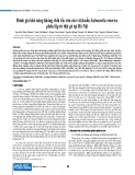 Đánh giá khả năng kháng chất tẩy rửa của vi khuẩn Salmonella enterica phân lập từ thịt gà tại Hà Nội