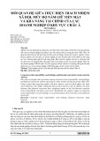 Mối quan hệ giữa thực hiện trách nhiệm xã hội, mức độ nắm giữ tiền mặt và khả năng tài chính của các doanh nghiệp ở khu vực Châu Á