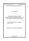 Tóm tắt Luận án Tiến sĩ Kỹ thuật: Tổng hợp hệ thống điều khiển cho một lớp đối tượng phi tuyến trên cơ sở nhận dạng các thành phần bất định