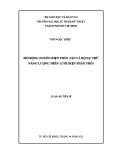 Luận án Tiến sĩ Kỹ thuật điện: Mở rộng nguồn điện phân tán và bộ dự trữ năng lượng trên lưới điện phân phối