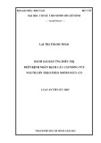 Luận án Tiến sĩ Y học: Đánh giá đáp ứng điều trị trên bệnh nhân bạch cầu cấp dòng tủy người lớn theo phân nhóm nguy cơ