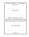 Luận án Tiến sĩ Y học: Nghiên cứu chẩn đoán và kết quả vi phẫu thuật u dây thần kinh VIII có sử dụng hệ thống theo dõi dây thần kinh trong mổ