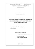 Luận án Tiến sĩ Kỹ thuật điều khiển và tự động hóa: Tổng hợp bộ điều khiển trượt thích nghi cho phương tiện nổi tự hành trên cơ sở mạng nơ ron nhân tạo