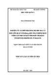 Tóm tắt Luận án Tiến sĩ Y học: Nghiên cứu sự biến đổi nồng độ HBV-RNA và mối liên quan với HBeAg, HBV-DNA ở bệnh nhân viêm gan virus B mạn tính điều trị bằng Tenofovir Disoproxil Fumarate