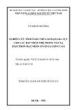 Tóm tắt Luận án Tiến sĩ Vật lý: Nghiên cứu tính toán thừa số dạng đa cực cho các hạt nhân nhẹ trong tán xạ electron hạt nhân ở năng lượng cao