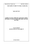 Luận án Tiến sĩ Kỹ thuật điện tử: Nghiên cứu phát triển hệ anten băng thông siêu rộng ứng dụng trong điều kiện làm việc đặc biệt