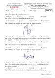 Đề thi học kì 1 môn Toán lớp 12 năm 2023-2024 có đáp án - Trường THPT Hướng Hóa, Quảng Trị