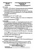 Đề thi học sinh giỏi cấp tỉnh môn Toán THPT năm 2023-2024 - Sở GD&ĐT Hưng Yên