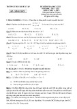 Đề thi học kì 2 môn Toán lớp 9 năm 2021-2022 có đáp án - Trường THCS Hà Huy Tập, Châu Đức