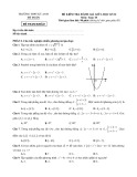 Đề thi giữa học kì 2 môn Toán lớp 10 năm 2023-2024 - Trường THPT Kỳ Anh (Đề tham khảo)