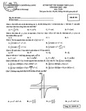 Đề thi thử tốt nghiệp THPT môn Toán năm 2023-2024 - Trường THPT Chuyên Hạ Long, Quảng Ninh