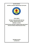 Giáo trình Thực hành trên thực địa (Ngành: Hướng dẫn du lịch - Cao đẳng) - Trường Cao đẳng Thương mại và Du lịch Thái Nguyên