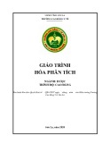 Giáo trình Hoá phân tích (Ngành: Dược - Cao đẳng) - Trường Cao đẳng Y tế Sơn La