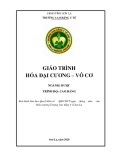 Giáo trình Hoá đại cương-vô cơ (Ngành: Dược - Cao đẳng) - Trường Cao đẳng Y tế Sơn La (2020)