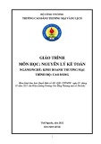 Giáo trình Nguyên lý kế toán (Ngành: Kinh doanh thương mại - Cao đẳng) - Trường Cao đẳng Thương mại và Du lịch Thái Nguyên