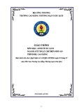 Giáo trình Kinh tế du lịch (Ngành: Kỹ thuật chế biến món ăn - Cao đẳng) - Trường Cao đẳng Thương mại và Du lịch Thái Nguyên