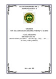 Giáo trình Chăm sóc sức khoẻ phụ nữ bà mẹ và gia đình (Ngành: Điều dưỡng - Cao đẳng) - Trường Cao đẳng Y tế Sơn La