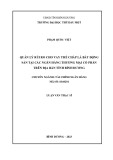 Luận văn Thạc sĩ Tài chính Ngân hàng: Quản lý rủi ro cho vay thế chấp là bất động sản tại các ngân hàng thương mại cổ phần trên địa bàn tỉnh Bình Dương