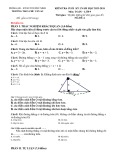 Đề thi học kì 1 môn Toán lớp 9 năm 2023-2024 có đáp án - Trường THCS Chu Văn An, Phú Ninh