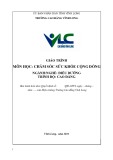 Giáo trình Chăm sóc sức khoẻ cộng đồng (Ngành: Điều dưỡng - Cao đẳng) - Trường Cao đẳng Vĩnh Long