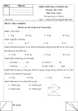 Đề thi học kì 1 môn Toán lớp 3 năm 2021-2022 có đáp án - Trường Tiểu học Nguyễn Khắc Nhu