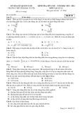 Đề thi giữa học kì 1 môn Vật lý lớp 12 năm 2023-2024 - Trường THPT Đỗ Đăng Tuyển, Quảng Nam