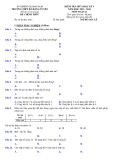 Đề thi giữa học kì 1 môn Toán lớp 11 năm 2023-2024 - Trường THPT Đỗ Đăng Tuyển, Quảng Nam