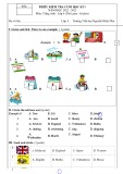 Đề thi học kì 1 môn Tiếng Anh lớp 4 năm 2022-2023 có đáp án - Trường Tiểu học Nguyễn Khắc Nhu