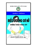 Giáo trình Điều dưỡng cơ sở (Trình độ: Trung cấp) - Trường Trung cấp Y tế Tây Ninh