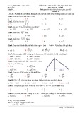 Đề thi giữa học kì 1 môn Toán lớp 9 năm 2022-2023  - Trường THCS Phan Châu Trinh, Duy Xuyên